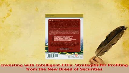 PDF  Investing with Intelligent ETFs Strategies for Profiting from the New Breed of Securities Download Full Ebook
