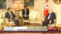 Chinese Foreign Minister Wang Yi visits Tunisia