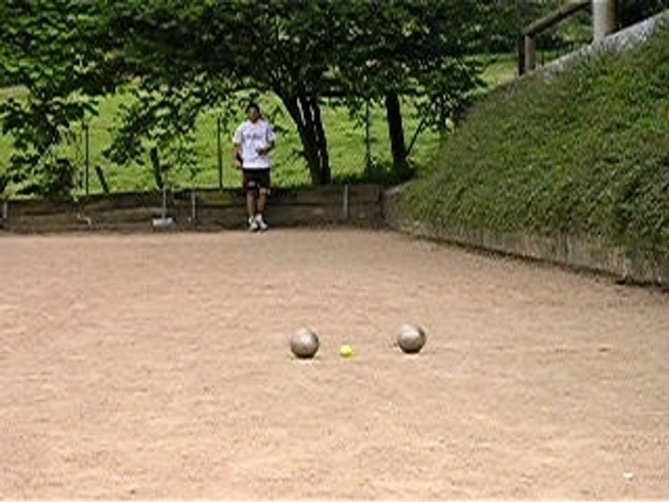 frappe sur la boule