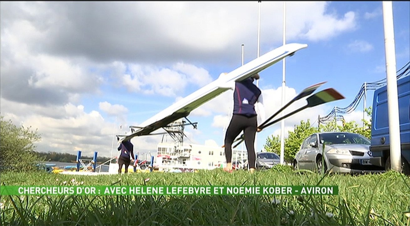 Aviron olympique Christine Gossé, Hélène Lefebvre, Noémie Kober "Chercheurs d'Or" Sylvère-Henry Cissé