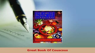 Download  Great Book Of Couscous Read Full Ebook