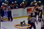 Feb 11, 1990 Linebrawl Pittsburgh Penguins vs Philadelphia Flyers NHL