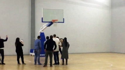 Köksal Baba Spor Salonunda Smaç Attı (Gürcistan)