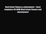 Read Real Estate Finance & Investments   Excel templates CD-ROM (Real Estate Finance and Investments)