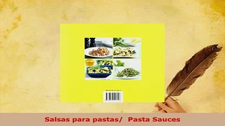 PDF  Salsas para pastas  Pasta Sauces Download Full Ebook