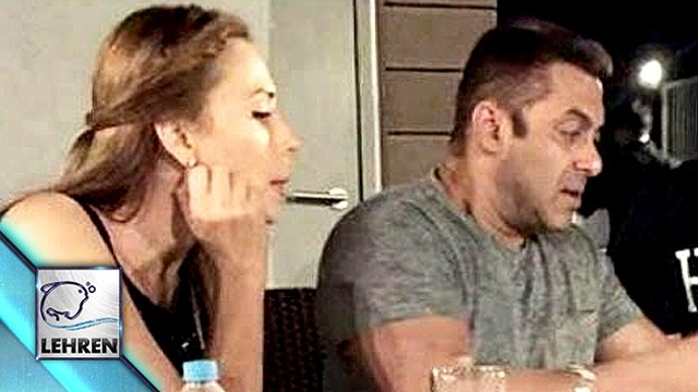 Salman Khan And Iulia Vantur On Sultan Sets