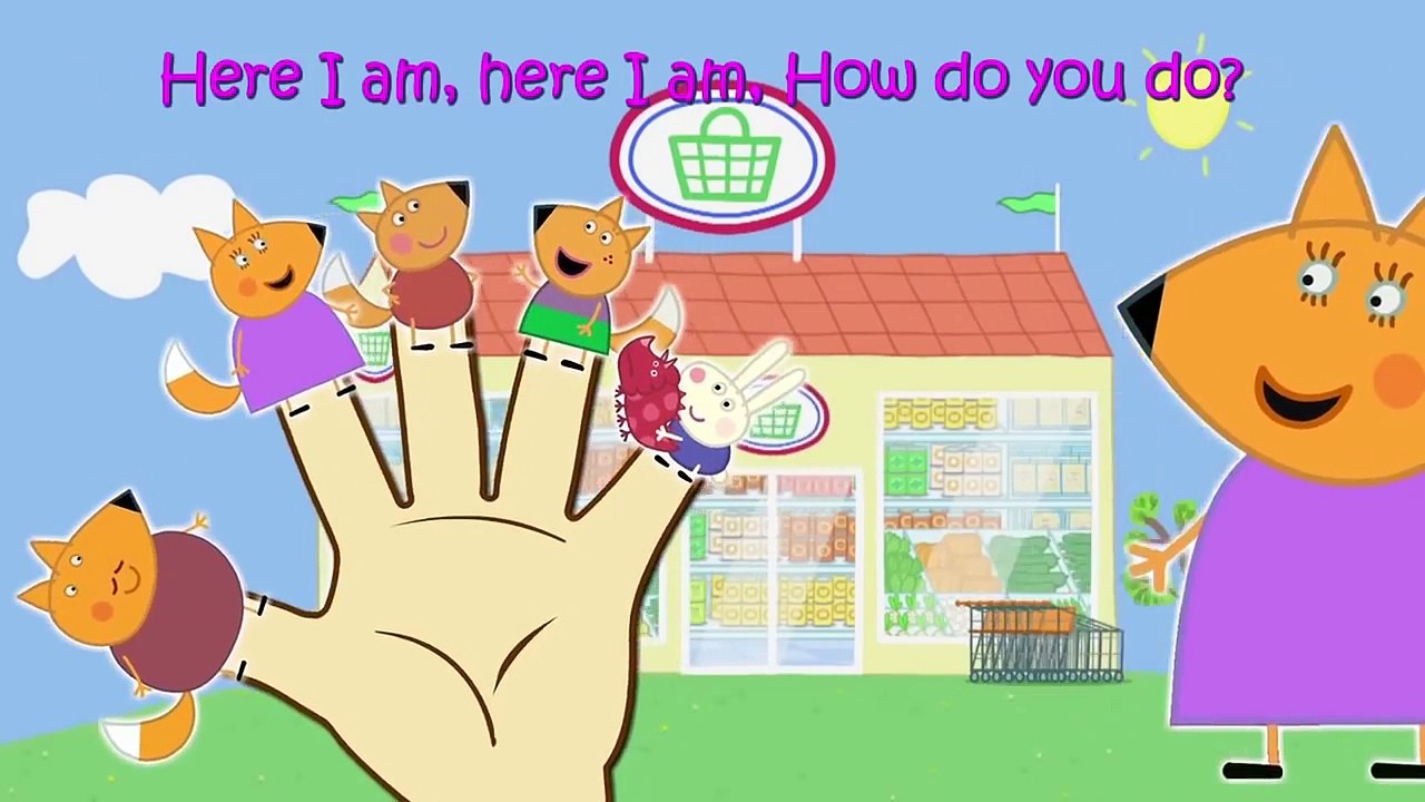 Peppa Pig Fox 4 Finger Family \ Nursery Rhymes Lyrics