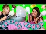 Disney | GIANT COTTON CANDY MAKER!!! DIY Hard Candy How To Make Cotton Candy Cart Machine by DisneyCarToys