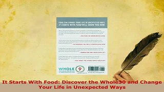 Download  It Starts With Food Discover the Whole30 and Change Your Life in Unexpected Ways Download Online