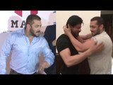 Salman's Gets ANGRY On Media For Asking About Shahrukh Salman HUG At Mannat on SRK's Birthday