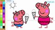 Peppa Pig Coloring Pages George Pig Férias na Praia Peppa Pig Holiday at The Beach