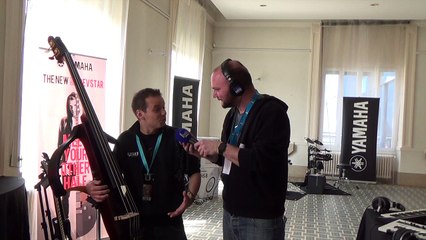 Nicolas Salin au stand Yahama lors du FIMU 2016