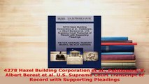 Download  4278 Hazel Building Corporation et al Petitioners V Albert Berest et al US Supreme  Read Online