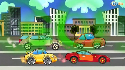 Car Cartoons for children. Excavator - Construction Vehicles. Crane & Truck. Compilation 1 Hour