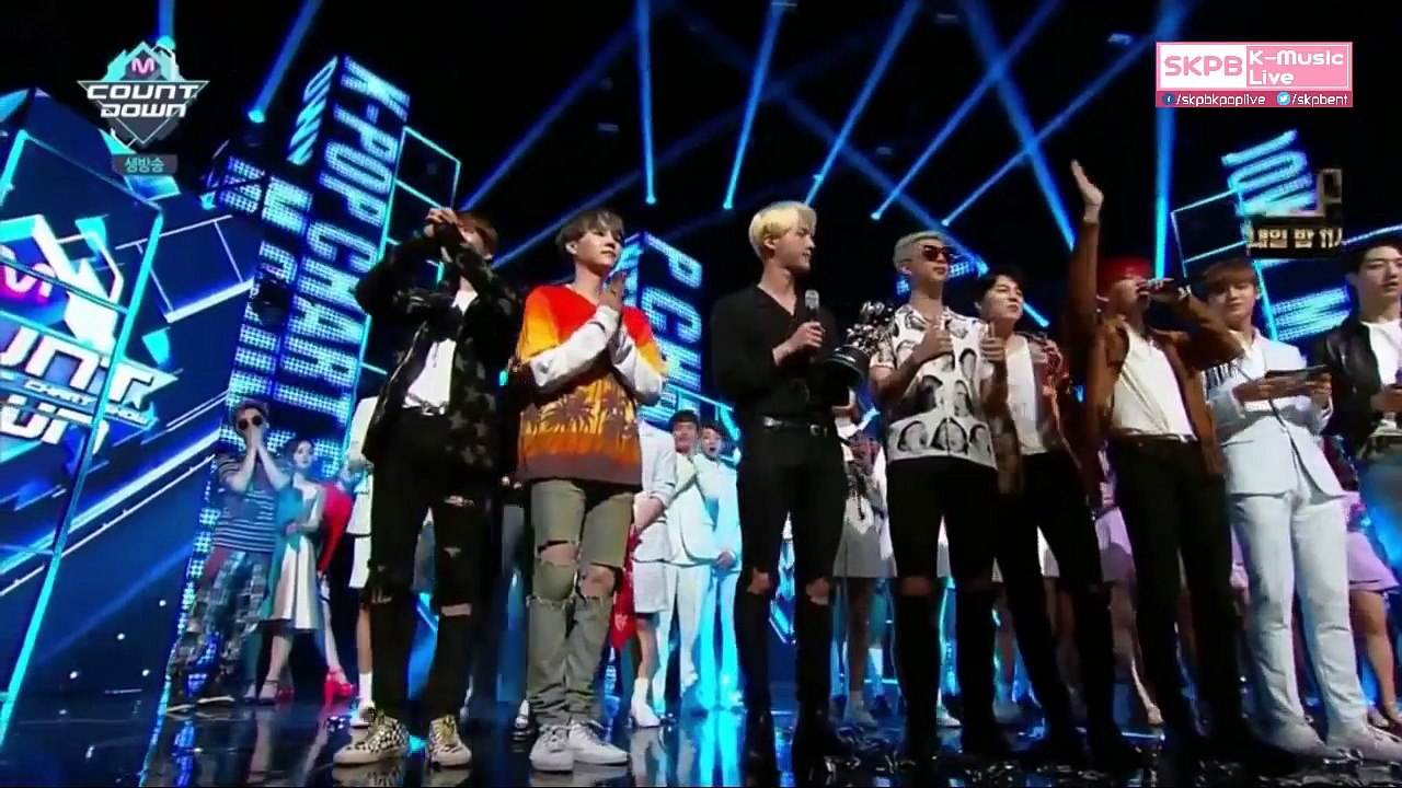 [Today Winner] 160512 BTS (방탄소년단) 1위 수상 Win & Encore (엔딩) @ 엠카운트다운 M! Countdown