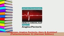 Download  Diagnose Angina Pectoris Herz  Kreislauf Patientenwissen 3 German Edition Ebook