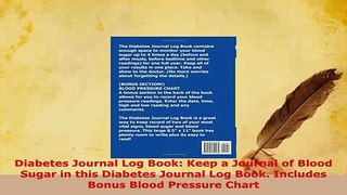 PDF  Diabetes Journal Log Book Keep a Journal of Blood Sugar in this Diabetes Journal Log Ebook
