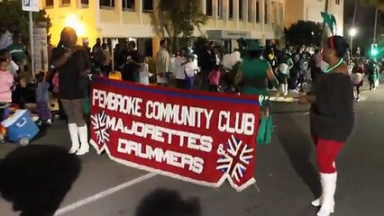 PCC Majorettes At Santa Parade Hamilton Bermuda November 27 2011