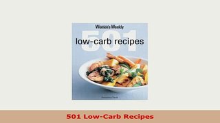 Download  501 LowCarb Recipes PDF Book Free