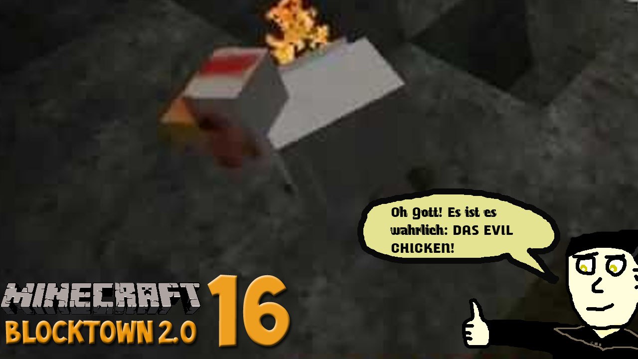 Minecraft blocktown 2.0 16: das evil chicken