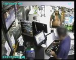 WOW CCTV Robbery in Cardiff UNITED KINGDOM