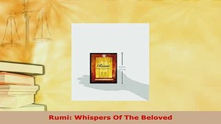 Download  Rumi Whispers Of The Beloved  EBook