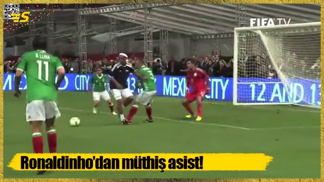 Ronaldinho'dan müthiş asist!