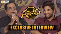 Allu Arjun and Brahmanandam Interview about Sarainodu Movie Success - Filmyfocus.com
