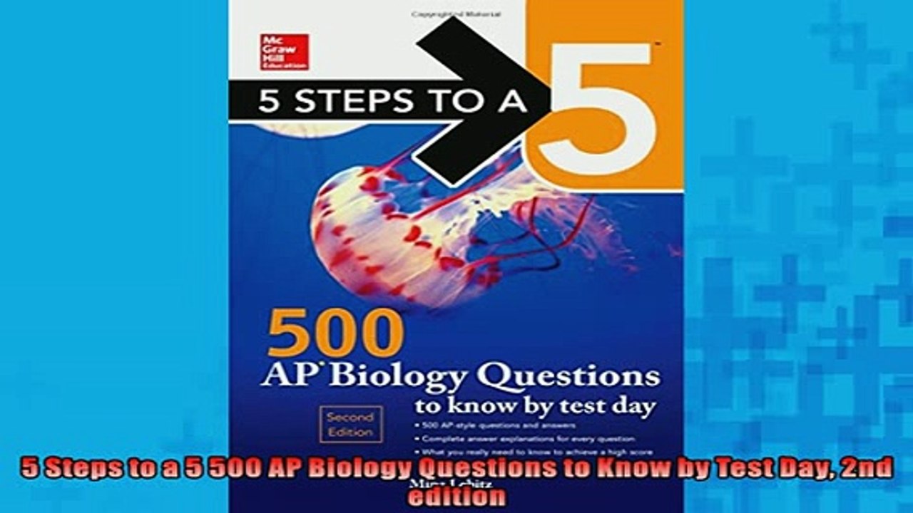 EBOOK ONLINE  5 Steps to a 5 500 AP Biology Questions to Know by Test Day 2nd edition  DOWNLOAD ONLINE