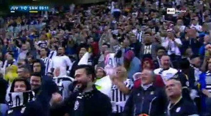 Patrice Evra Goal Juventus 1 - 0 Sampdoria 14-5-2016