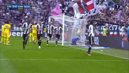 Patrice Evra Goal HD - Juventus 1-0 Sampdoria - 14-05-2016