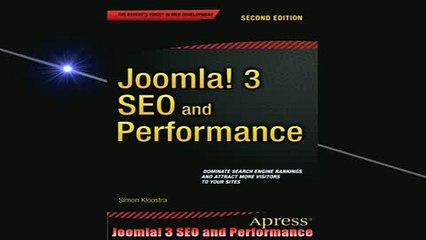 READ book  Joomla 3 SEO and Performance Free Online