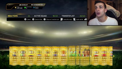 FIFA 15 - 100x 100K PACKS - MY BEST FIFA 15 PACK OPENING EVER! Ft. RONALDO & 24 INFORMS!