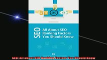READ book  SEO All about SEO Ranking Factors You Should Know Free Online