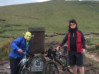 Cycling From Ponstarn Viaduct to the Brecon & Monmouthshire canal over the Roman Road
