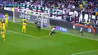 Evra GOAL (1-0) Juventus vs Sampdoria
