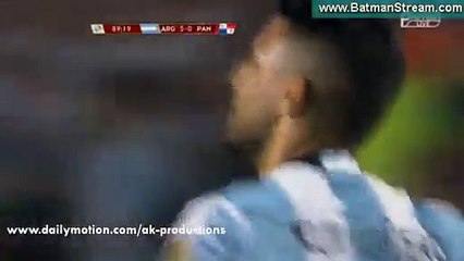 Sergio Agüero Goal HD - Argentina 5-0 Panama