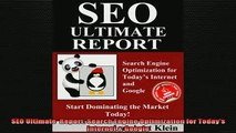 READ book  SEO Ultimate  Report Search Engine Optimization for Todays Internet  Google Full EBook