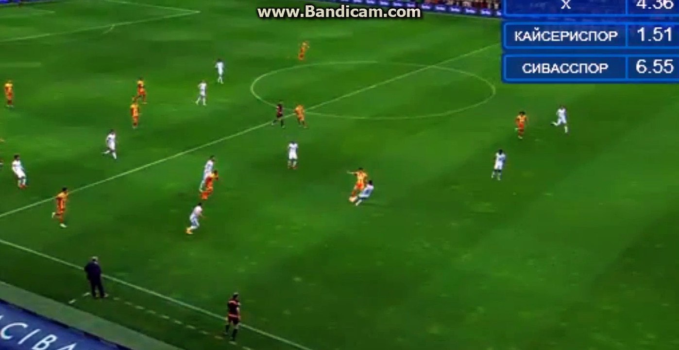 Goal Biseswar Kayserispor vs Sivasspor 1 - 0 (Turkey SuperLig 14.05.2016)