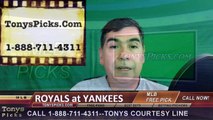 Kansas City Royals vs. New York Yankees Pick Prediction MLB Baseball Odds Preview 5-12-2016.