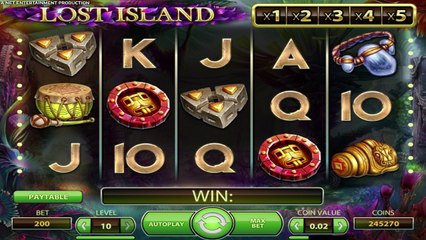 Lost Island ilmainen kasino kolikkopeli NetEnt Video Esikatselu