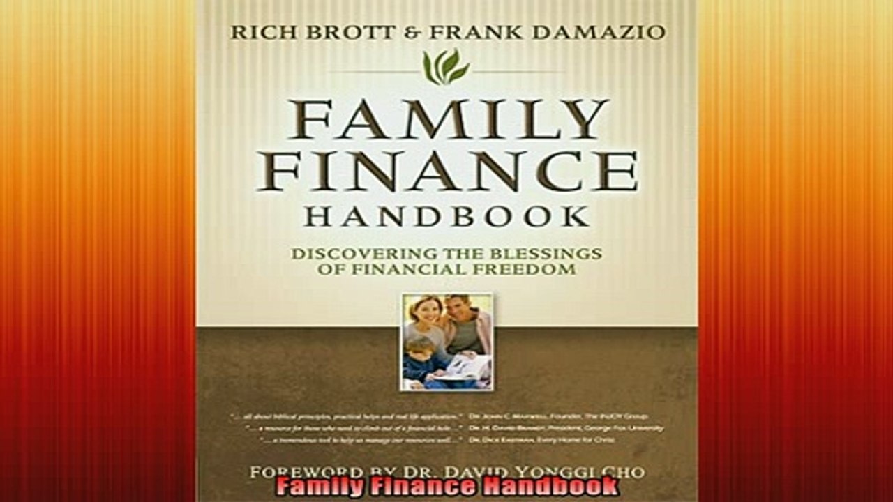 READ book  Family Finance Handbook Free Online