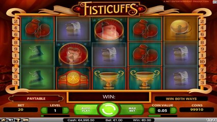 Fisticuffs ilmainen kasino kolikkopeli NetEnt Video Esikatselu