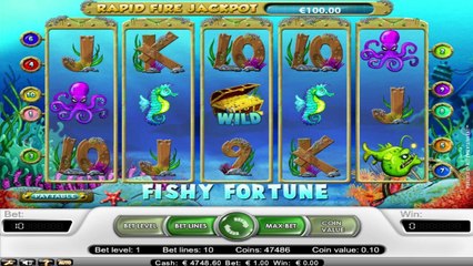 Fishy Fortune ilmainen kasino kolikkopeli NetEnt Video Esikatselu