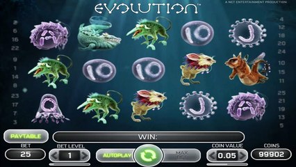 Evolution ilmainen kasino kolikkopeli NetEnt Video Esikatselu