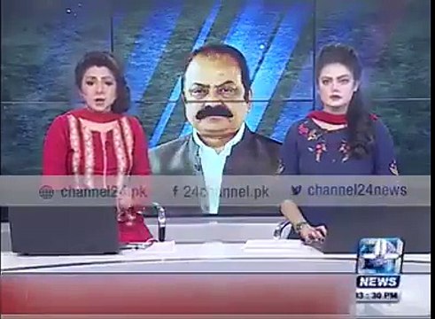 فیصل آباد پولیس لائن میں تقریب کے دوران پنجاب کے وزیر قانون رانا ثناءاللہ نیند کے مزے لیتے رہے_