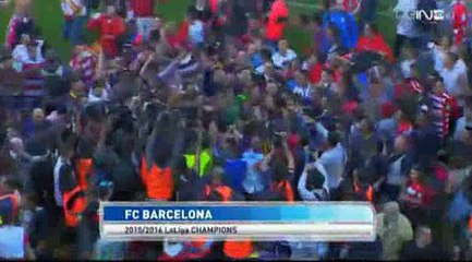 Barcelona Winner Primera BBVA 2015-2016 CELEBTATION