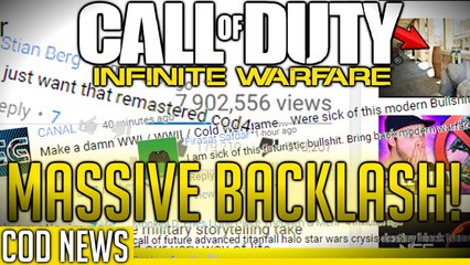 INFINITE WARFARE REVEAL TRAILER CONTINUES TO GET MASSIVE DISLIKES! (COD NEWS) By HonorTheCall!