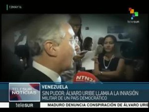 EE.UU.: Álvaro Uribe pide intervención militar contra Venezuela