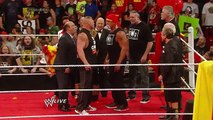 Brock Lesnar crashes Hulk Hogan's birthday celebration- Raw, Aug. 11, 2014